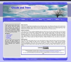 Clouds and Trees